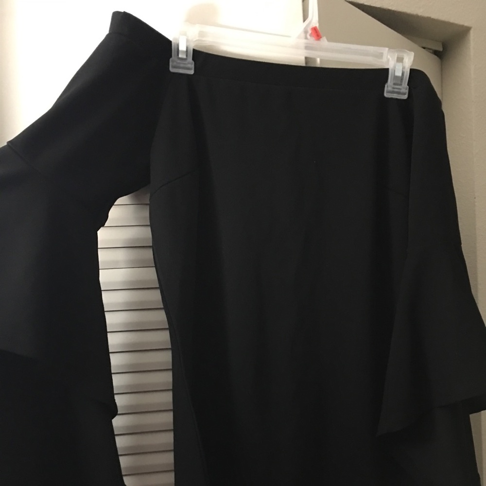 Black Off the Shoulder Dress